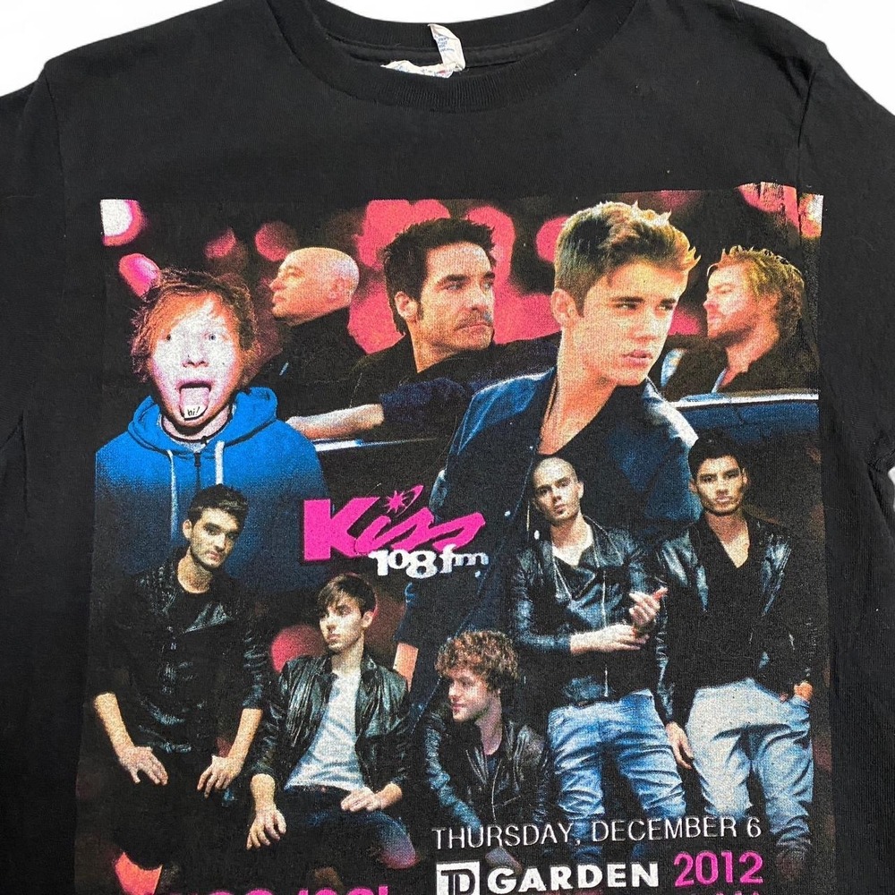 Kiss 108 Jingle Ball 2012 Black Concert T-Shirt Small